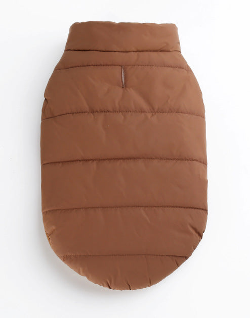 Chaqueta impermeable cafe con polar interior 2XL