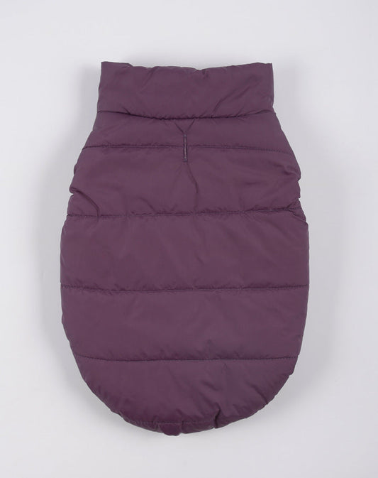 Chaqueta impermeable morado con polar interior XL